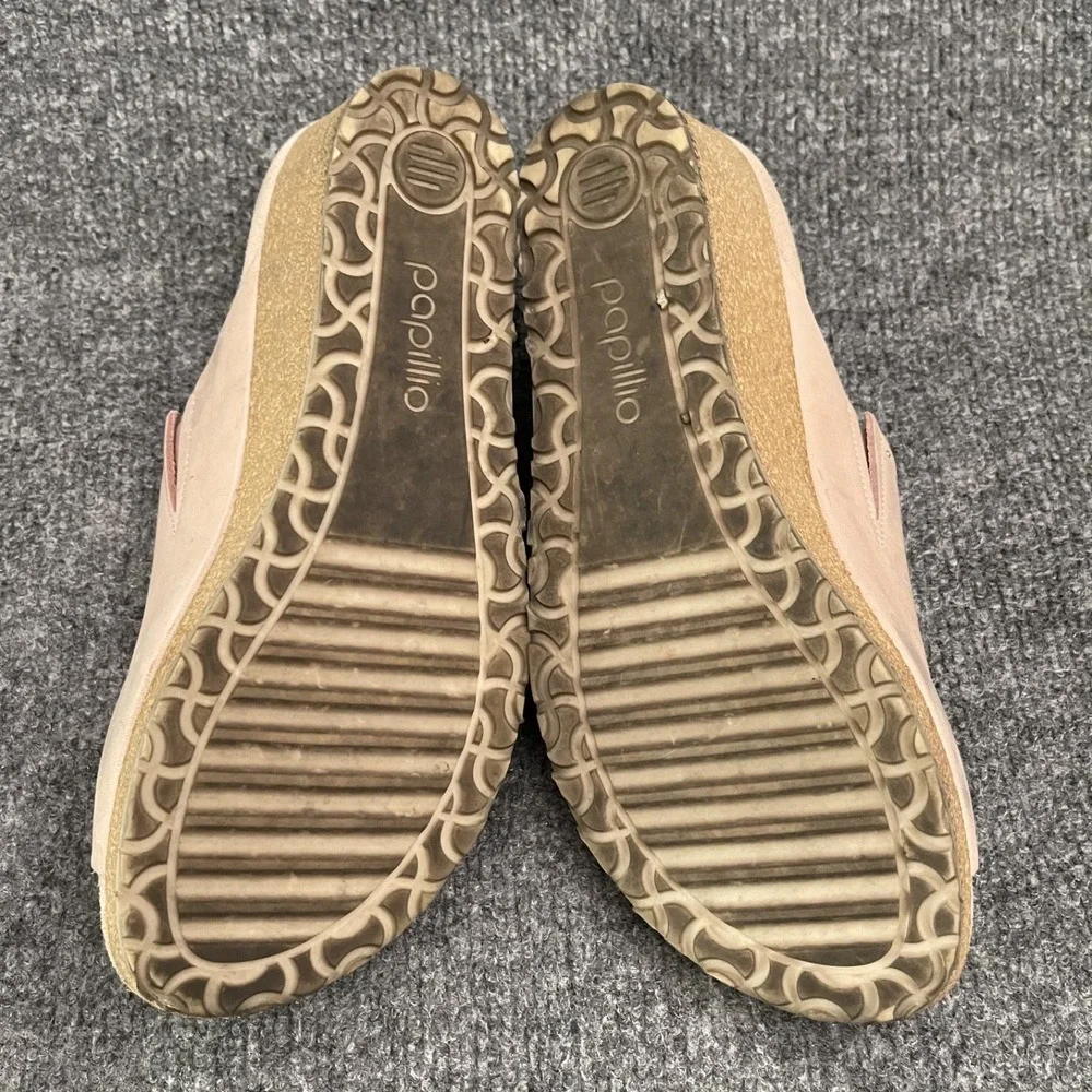 Papillio By Birkenstock Namica Wedge Sandals Womens Sz 40 Cork Slide Pink